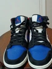 852542-005 Nike Air Jordan 1 Mid Lakers Top 3 4