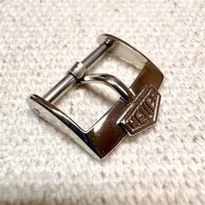 1950s Heuer Autavia Carrera Monaco With Sun Logo Buckle, 16mm Size 2