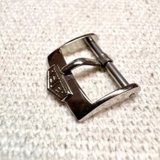 1950s Heuer Autavia Carrera Monaco With Sun Logo Buckle, 16mm Size 3