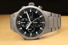 2003 Card IWC GST Chrono- Rattrapante IW371503 43MM Black Titanium 2