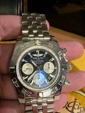 Breitling Chronomat 44 Stainless Steel Black Dial 43.5mm AB011012/B967 2
