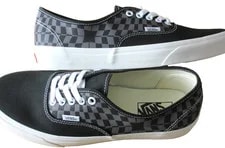 Vans Authentic Warped Checkerboard Skate Shoes 2