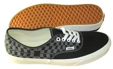 Vans Authentic Warped Checkerboard Skate Shoes 3