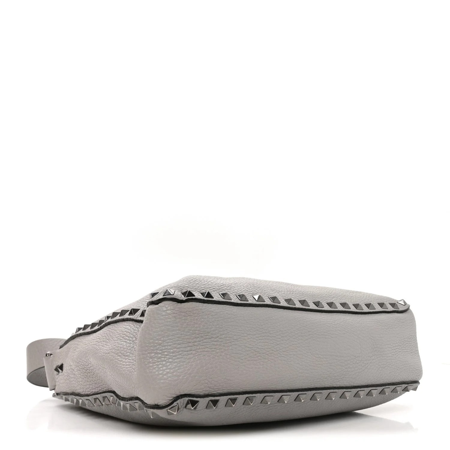 Pebbled Small Rockstud Flip-Lock Messenger 4