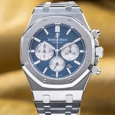 Audemars Piguet — Audemars Piguet Royal Oak Chronograph 41mm Blue Dial AP 26331ST – Full Set 2021 — Watch — resale