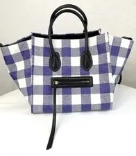 Celine Model Luggage Phantom Check Pattern Limited Edition Vhtf P 2