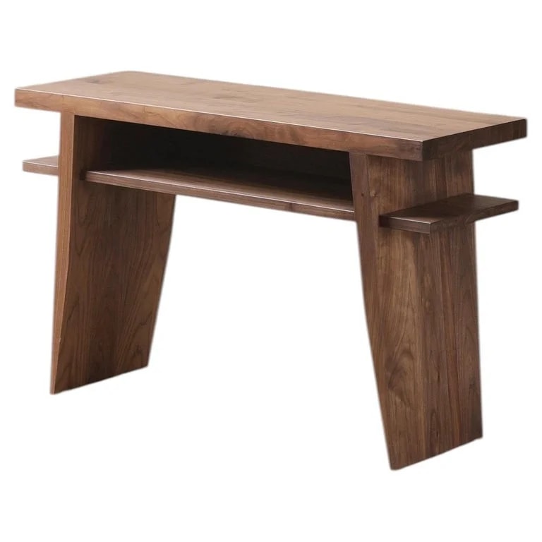 Joel Escalona — Decorative Console Sideboard Made of Solid Walnut Wood, Narrow Console — Furniture — resale