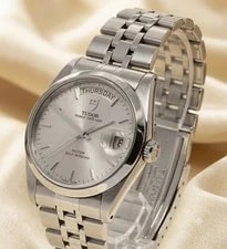 Tudor — Authentic Tudor 76200 Prince Date-Day Silver Dial Automatic — Watch — resale
