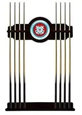 Used Imported Holland Bar Stool Co. US Coast Guard Cue Rack English Tudor Finis 2