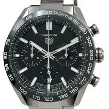 Tag Heuer — TAG Heuer Carrera Caliber Heuer 02 Sports Chronograph CBN2A1B.BA0643 Black Stain — Watch — resale