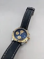 Breitling Chronomat B13048 40mm Automatic Chronograph Date Navy/Gold 2