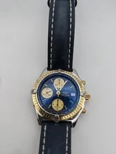 Breitling Chronomat B13048 40mm Automatic Chronograph Date Navy/Gold 4