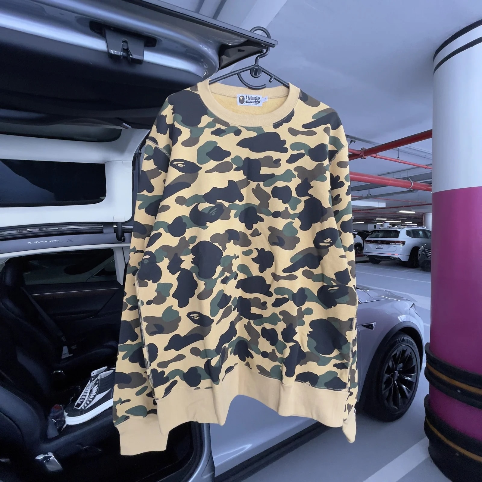 BAPE — Bape OG Camo Crewneck Size XXL New — streetwear — resale