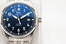 IWC Pilot's Mark XX 40mm Blue Bracelet IW328204 4