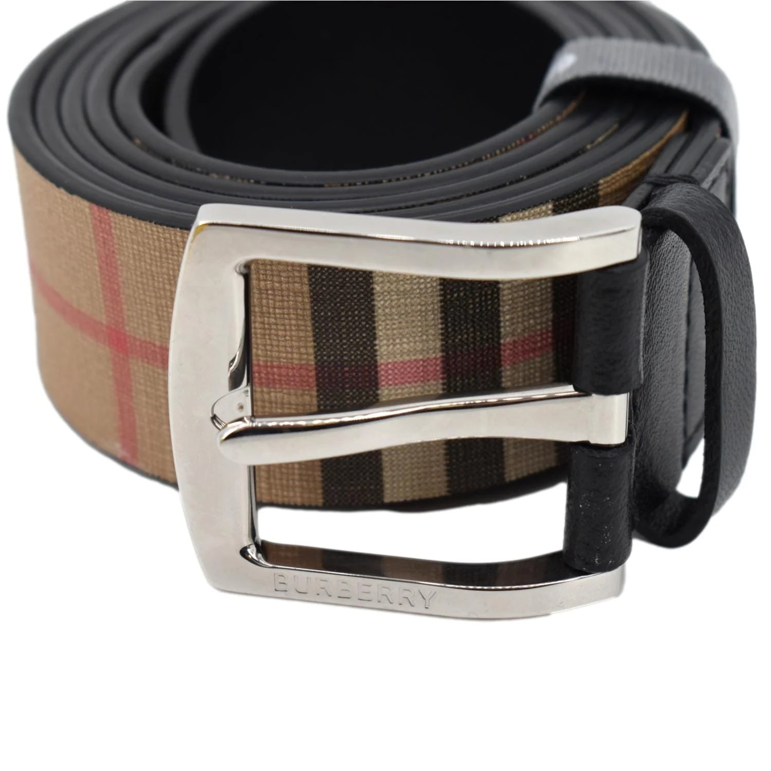 Burberry — Burberry Check E- Belt — Accessory — deal