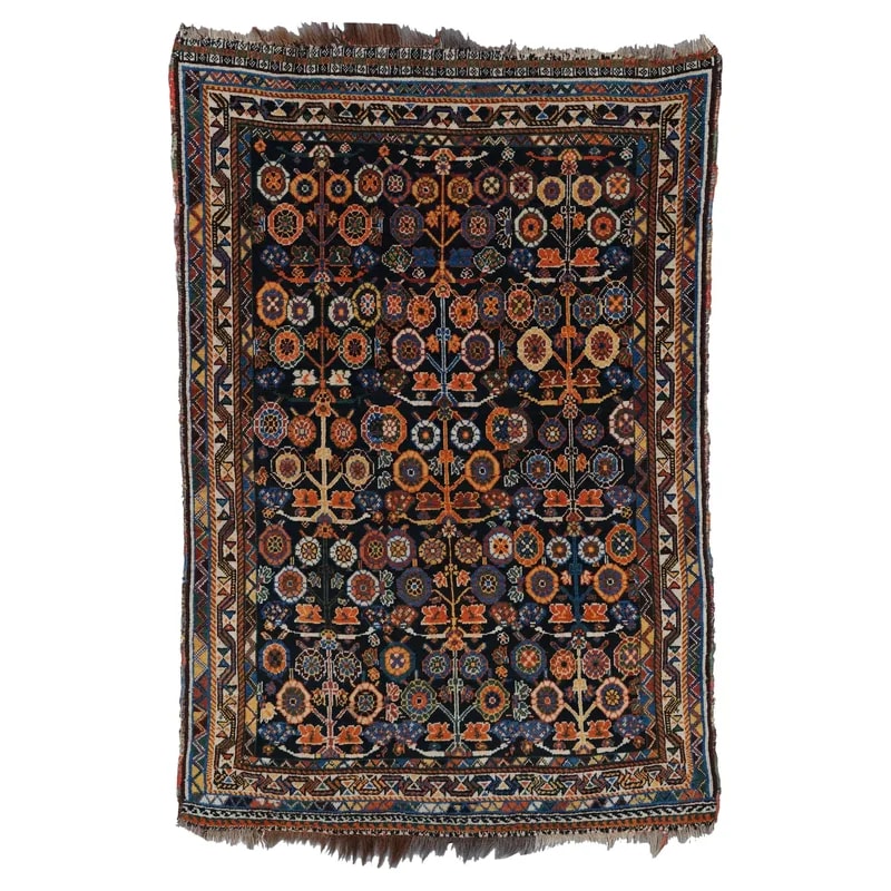 Antique Khamseh Rug, 19th Century Khamseh Rug, Antique Rug — Furniture — resale
