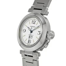 Cartier Pasha C Big Date W31044M7 White 740573 2