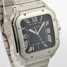 Cartier Santos de Lm WSSA0030 Blue 4