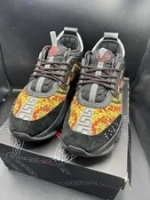 Versace — Versace Chain Reaction Tessuto St.Heritage+Crosta+Vitello ’S EU 45 US 12 — Sneaker — resale
