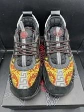 Versace Chain Reaction Tessuto St.Heritage+Crosta+Vitello ’S EU 45 US 12 4