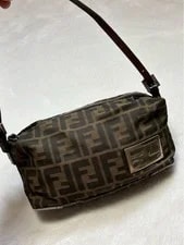 Fendi — Fendi Pattern Mini Pochette Top Handle Small Zip Casual — Handbag — resale