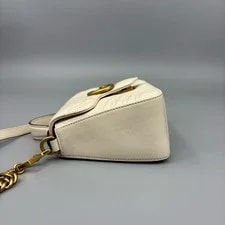 Gucci Chevron GG Marmont Mini Top Handle - Excellent #17DRMM0 2