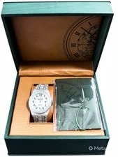 Audemars Piguet Royal Oak 34mm Diamond Bezel Auto Silver Dial Box Manual 3