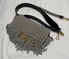Fendi Fringe Baguette 2-Way 2