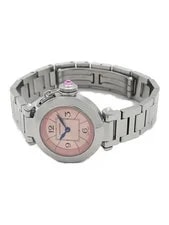Cartier Pasha W3140008 / 2973 Stainless Steel 27mm Quartz #TW3485 2