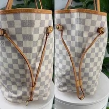 Authentic Louis Vuitton Neverfull With Vachetta 3