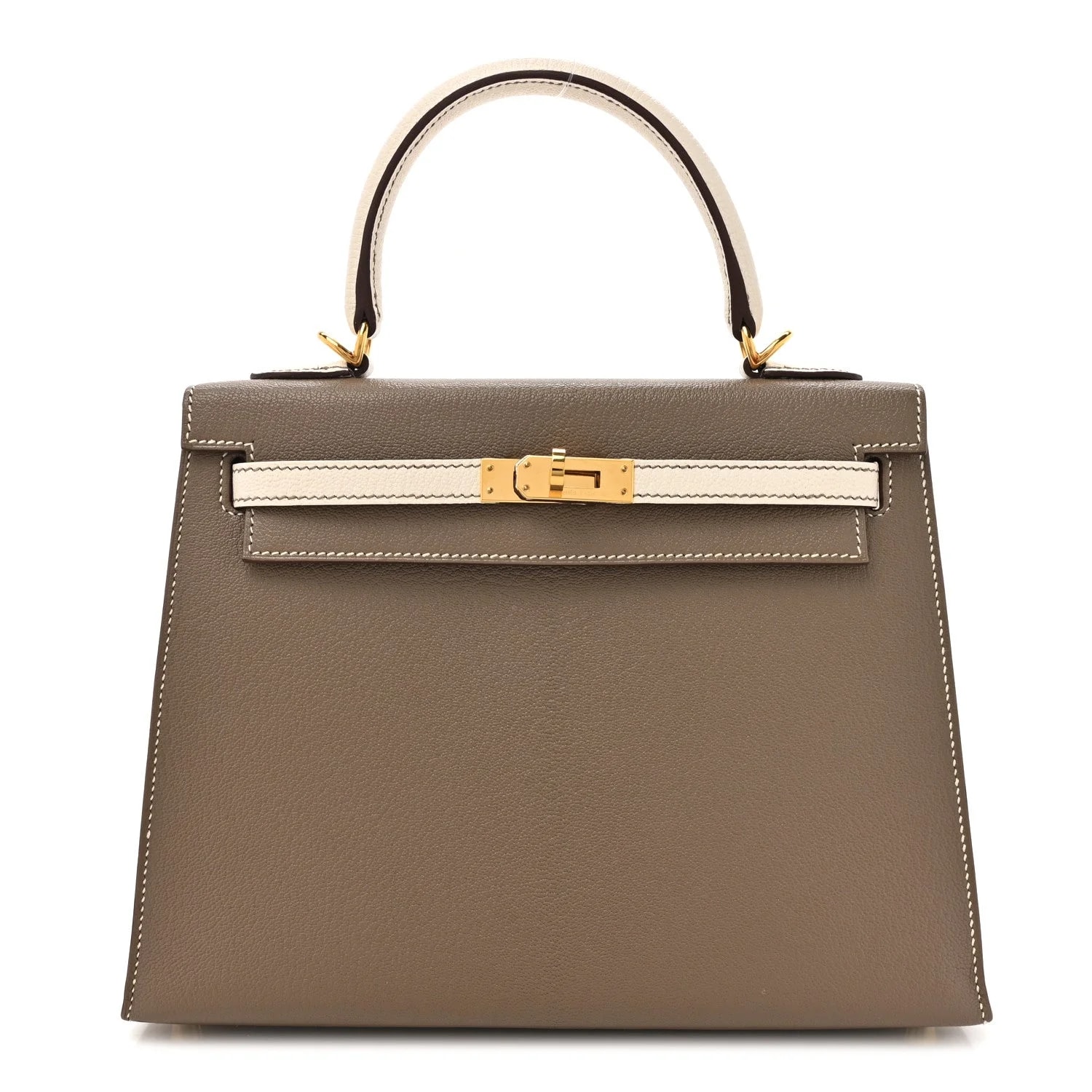 Hermès — Horseshoe Kelly Sellier 25 Asphalte — Handbag — resale