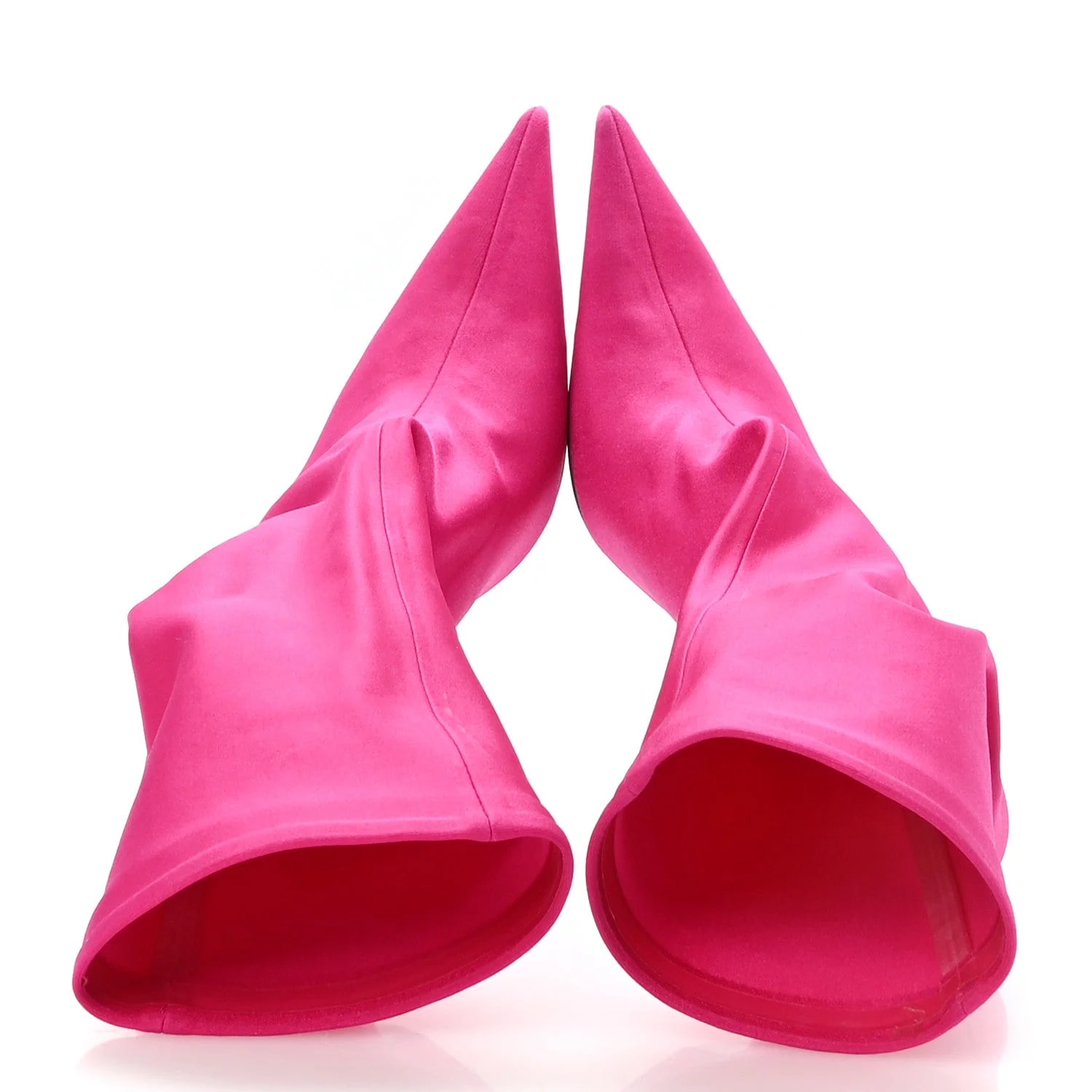 Crepe Extreme Pointed Toe Knife Booties 41 Dark 2