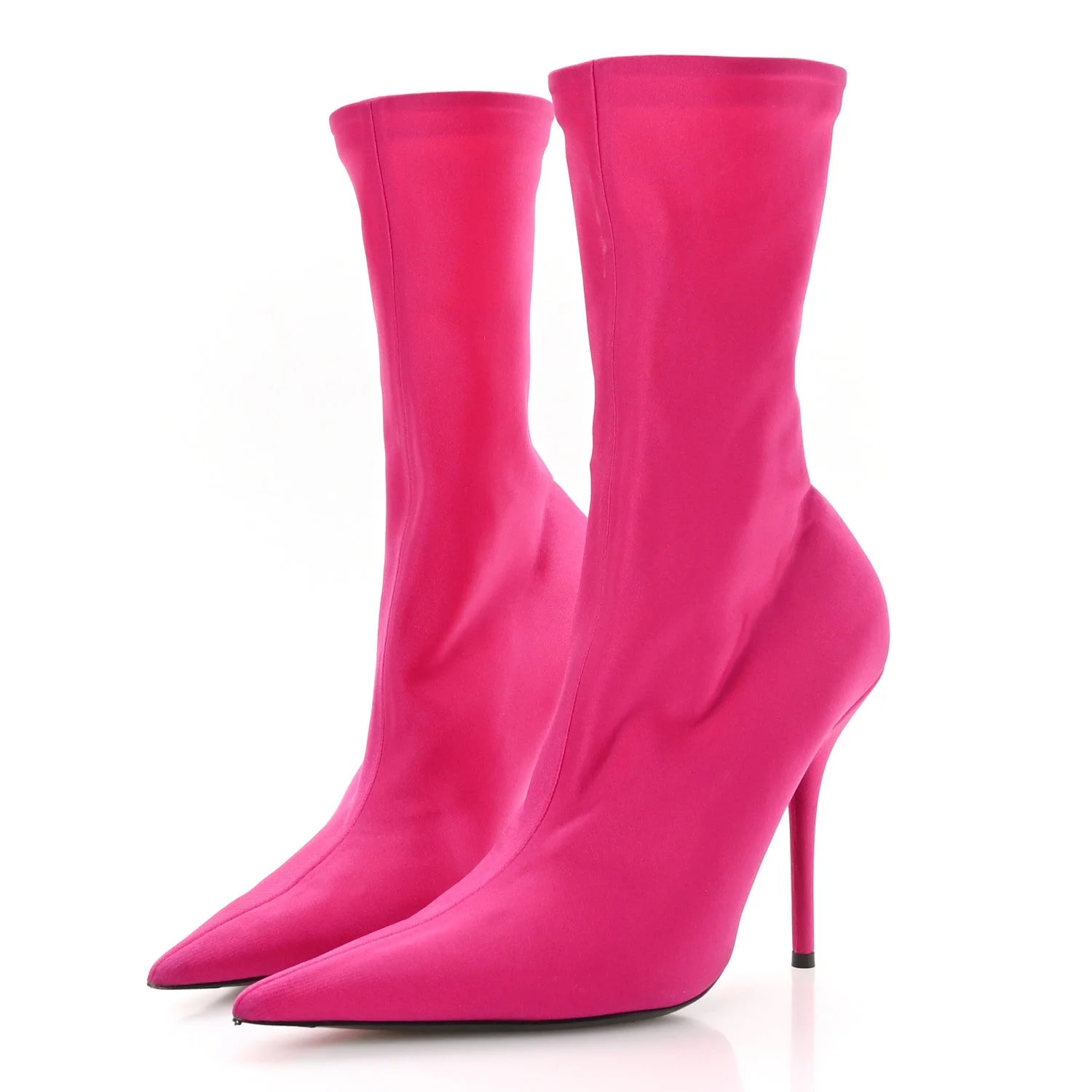 Crepe Extreme Pointed Toe Knife Booties 41 Dark 4