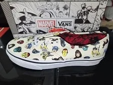 Vans Marvel Heads/Mlt Size 9 With OG Box Never Worn 4