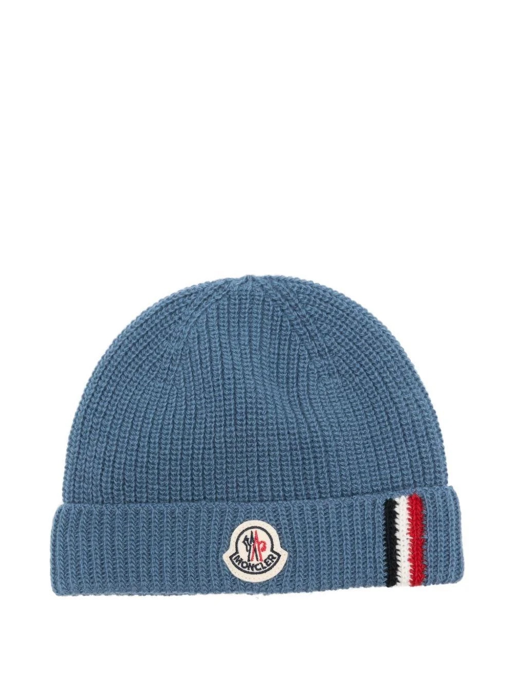 Moncler K29513b00013m1241 Logo-Embroidered Virgin Beanie — Beanies 3