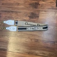 Authentic Christian Dior Saddle Strap and 3