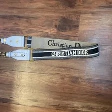 Authentic Christian Dior Saddle Strap and 4