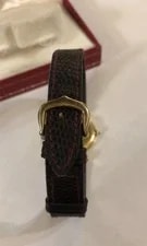 Cartier Must de Vendome Burgundy Dial Vermeil 24mm 3