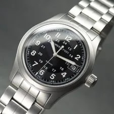 Hamilton — Hamilton Khaki Watch Quartz Military Genuine Band Timepiece Excellent — Watch — resale