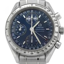 Omega — Omega Speedmaster Day Date 3523.80.00 Automatic Blue Dial Warranty — Watch — resale
