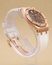 2014 Audemars Piguet Royal Oak Quartz Brown Dial Complete 4