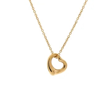 Tiffany & Co. — Elsa Peretti Open Heart 18K Yellow Gold 11mm — Jewelry — resale