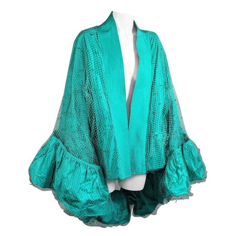 Atelier Versace — Gianni Versace Taffeta Cape — Clothing — resale