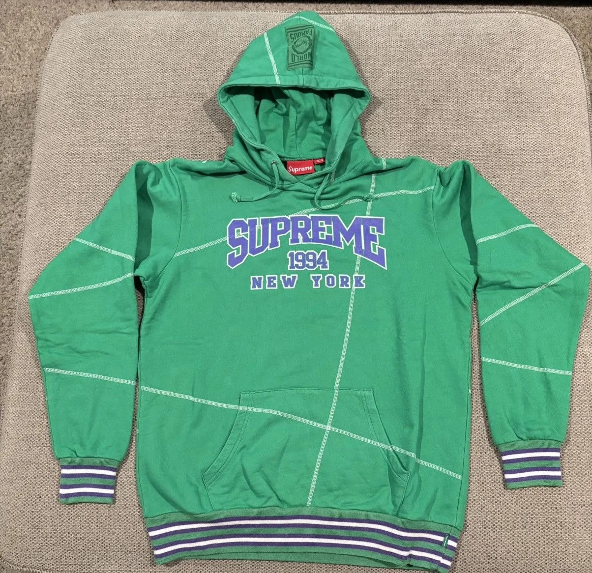 Supreme — Supreme College Hoodie 2007 — streetwear — resale