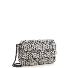 Chanel CC Chain Single Flap Herringbone Medium 2