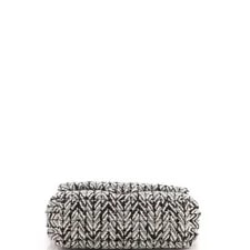 Chanel CC Chain Single Flap Herringbone Medium 4