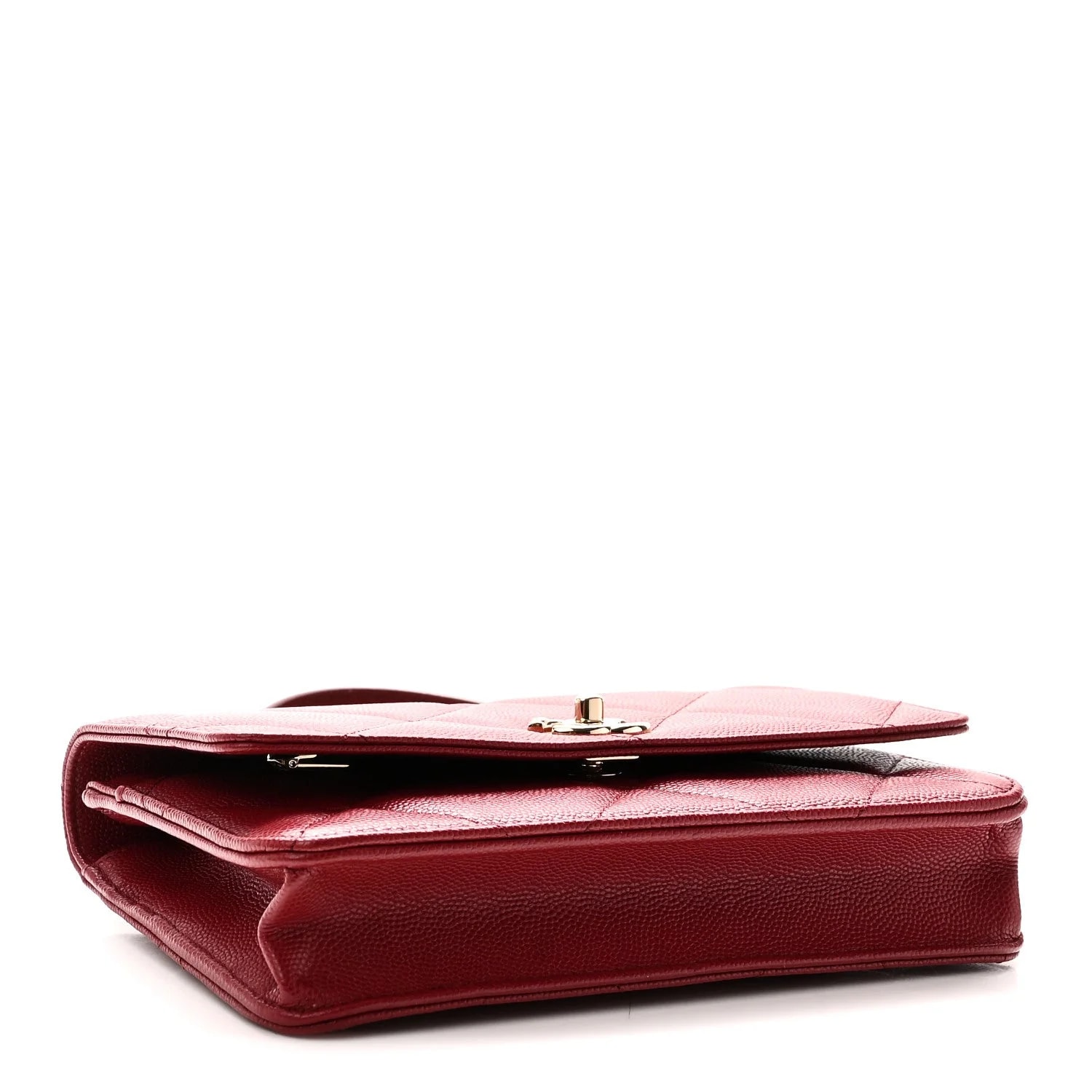 Shiny Turnlock Top Handle Wallet on Chain WOC 4