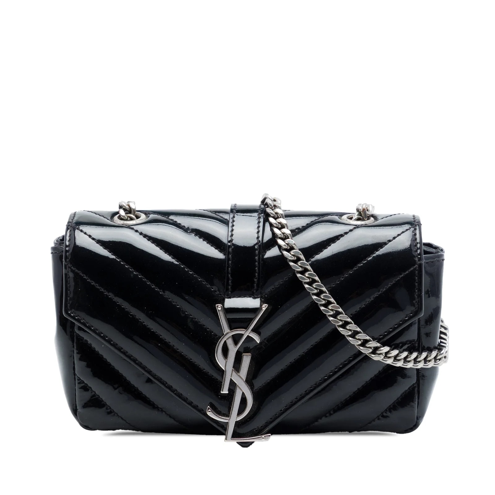 Saint Laurent — Baby Chevron Classic Chain — Handbag — resale