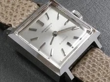 IWC Ref.R2301 SS Original Dial Silver Square Automatic(Cal.44) Overhauled 3
