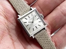 IWC Ref.R2301 SS Original Dial Silver Square Automatic(Cal.44) Overhauled 4